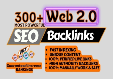 Niche Relevant High Authority 100 Web2.0 Backlink