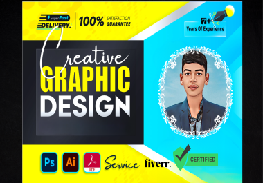 I will be your professional,  creative,  skilled graphic designer