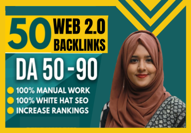 70 High authority DA 90 web 2.0 backlink and SEO Link Building