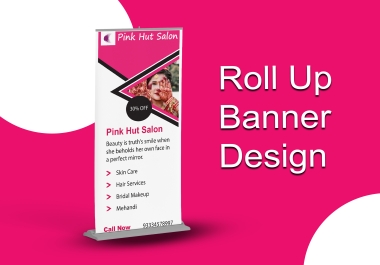 Roll Up Banner,  Signage Banner Design