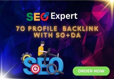 I will provide high quality profile back link 50+ DA
