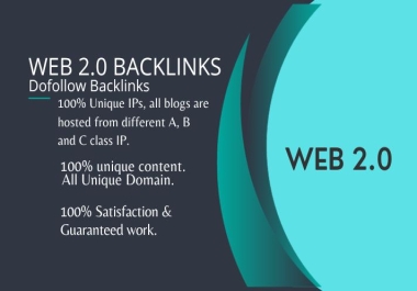 create 200 High Authority web2.0 backlinks