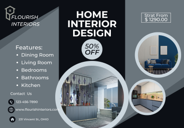 i will urgently design eye-catching flyers, book covers,  comic strips, tags, posters and calendars