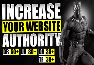 I will Increase your Website Authority Enhance your SEO Performance