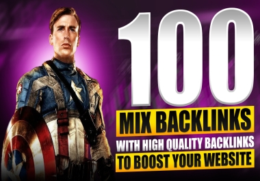 High Quality 100 Mix Backlinks to boost your website