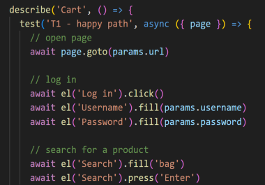Automated end-to-end tests for applications with Playwright