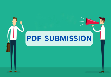 I will do PDF submission to 80 document sharing sites
