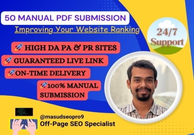 50 Manual Pdf Submission to Quality Sites with Detail Work Report