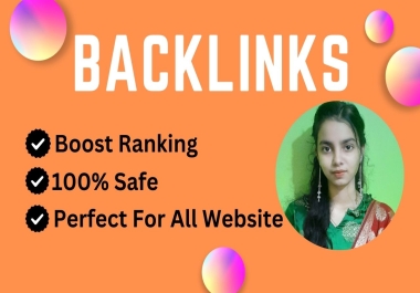 I will Build 100+ SEO Backlinks For Google Ranking.