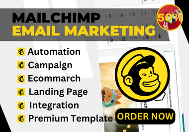 I will set up your MailChimp email marketing automation campaigns