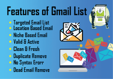 I will do your Targeted Email List for Email Marketing