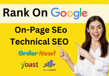 I will do on-page SEO with Yoast and RankMath Plugin and set Schema of your website