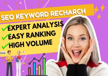 I Will Do Low Competition,  Long Tail,  Highly Volume Keyword Research