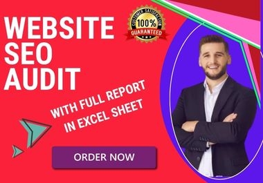 I will do complete website seo audit with full report