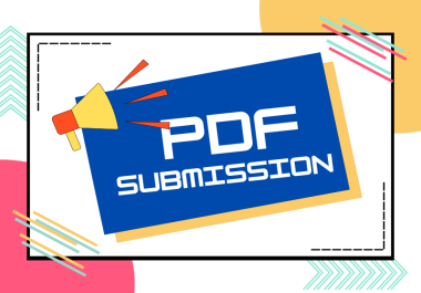 high quality 40+ pdf submission sites