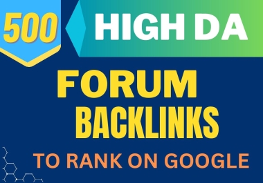 500+ Forum profile backlinks service