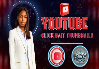 I will professionally Design Viral,  Click-bait,  attention-grabbing,  Attractive Thumbnail