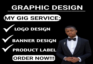 I will design a stunning logo design,  banner design,  product label.