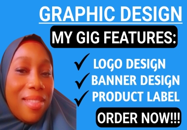 I will design a stunning logo design,  banner design,  product label,  flyer design