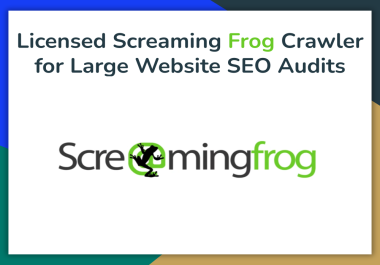 Licensed Screaming Frog Crawler for Large Website SEO Audits