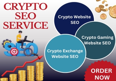 Expert crypto SEO for website,  gaming platforms and Exchanges