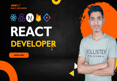 I will build a fast,  responsive React website and React frontend