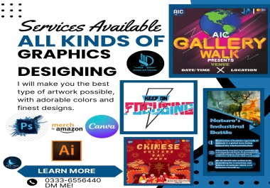 I will do graphic design work to deliver within 2days