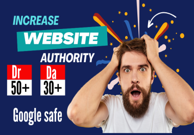 increase moz DA 30+ PA 25+ DR 50+ ahref domain boost