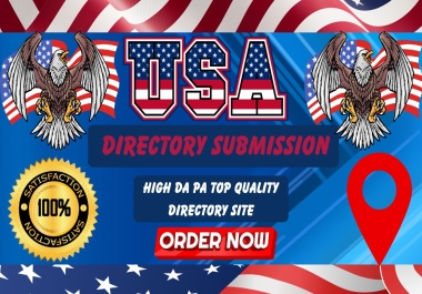 I will do 100 high da pa USA local citations and directory submissions