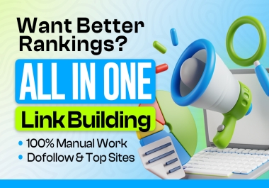 Premium All in One Manual Link Building Suite with High Authority Dofollow Backlinks