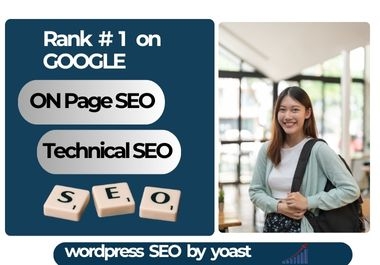 WordPress website onpage SEO with yoast and technical SEO optimization service of wordpress
