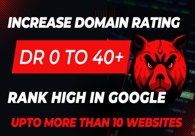 Ahrefs DR 40+ Boost Safe,  Manual & Result-Driven SEO Service