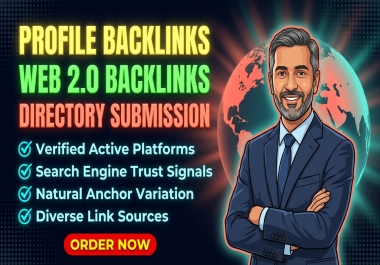 99 Dofollow Mix Backlinks Profile Backlinks,  Web 2.0 Backlinks & Directory Submission