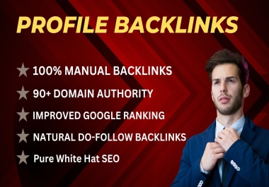 I will do 120 white hat profile backlinks boost ranking for your business