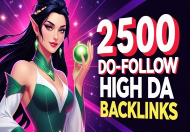 Rank top page in 2025 with 2500 do follow Backlinks manual SEO Power