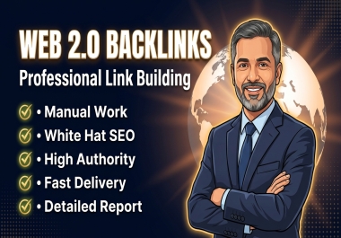 I Will Build 100 Web 2.0 Dofollow Backlinks to Boost Your Website Authority