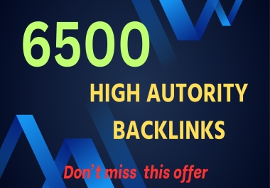 6500 Web 2.0 Backlinks SEO Backlinks Contextual Backlinks High DA 50+ Dofollow Backlinks