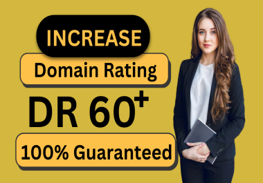 I will provide DR 60+ plus with quality backlinks