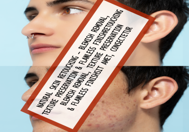 Natural Skin Retouching - Blemish Removal,  Texture Preservation & Flawless Finish