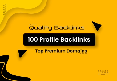 Top Premium And High DA/DR 100 Quality Profile Creation Best Improve For your Website Ranking