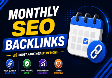 Powerful Monthly Link building First Ranking In Google 90-40 - Buy 4 Get One Free
