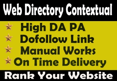 100 Dofollow Web Directory Submissions For SEO Backlinks