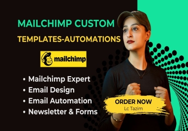 I will be your Mailchimp Expert,  Email Campaigns,  Newsletter Design