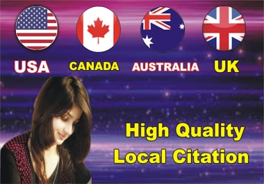 I will build 75 all-country local citations to boost your business ranking