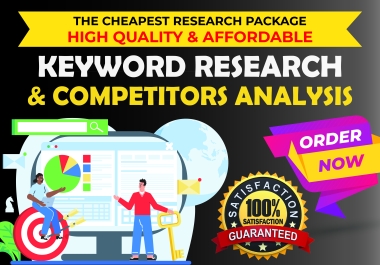 Professional Keyword Research and Competitor Analysis for Your Website