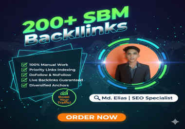 200+ High-Quality IndexableBacklinks