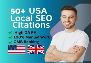 I will do 50 create best USA local citations to boost local seo ranking