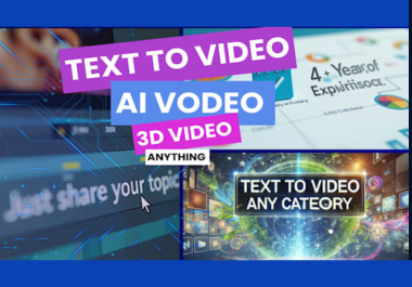 I Will create youtube video and also ai video story animation