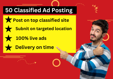 I will publish classified advertisements on the leading classified ad platforms in the United States