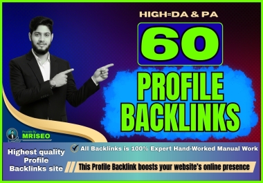 I will build Super Profile Backlinks to Improve Your Google Site